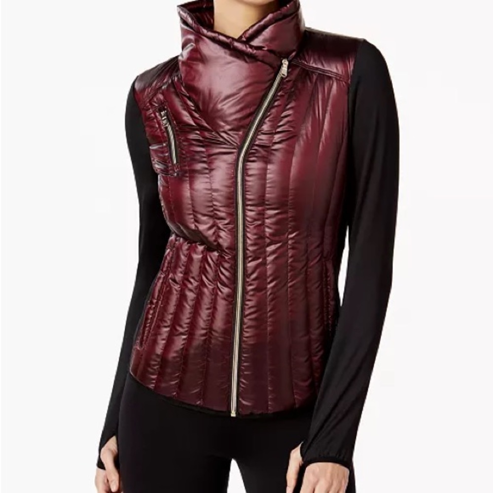 Calvin Klein Maroon Women's Puffer Vest